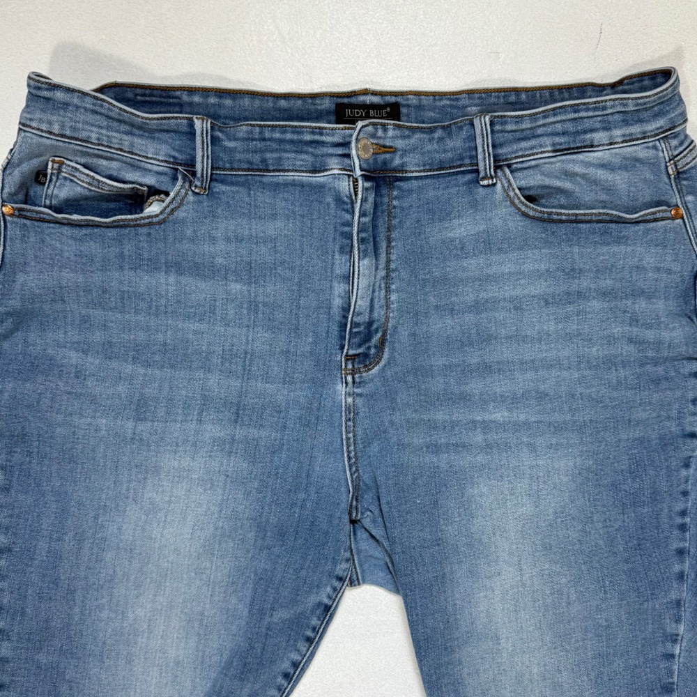 Judy Blue Los Angeles Womens Size 24W Jeans Stretch 40x28 Light Wash‎ Denim